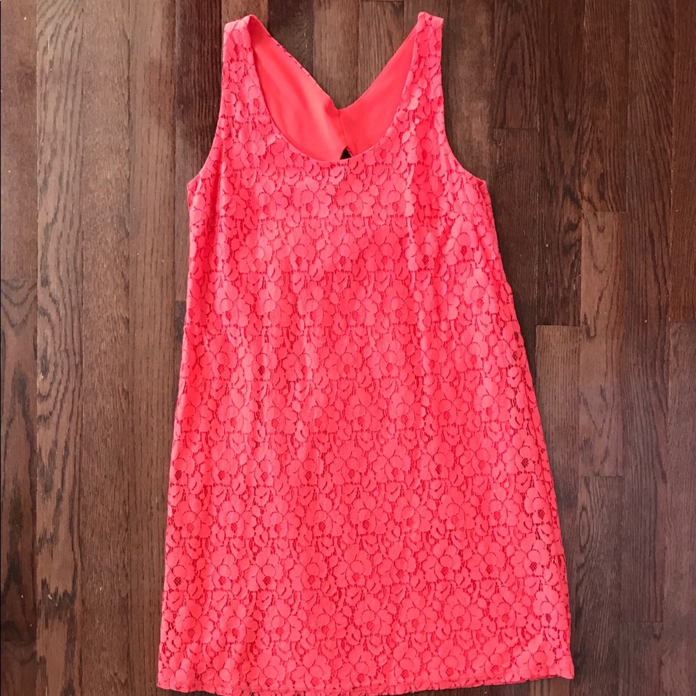 Francesca’s Peach lace dress